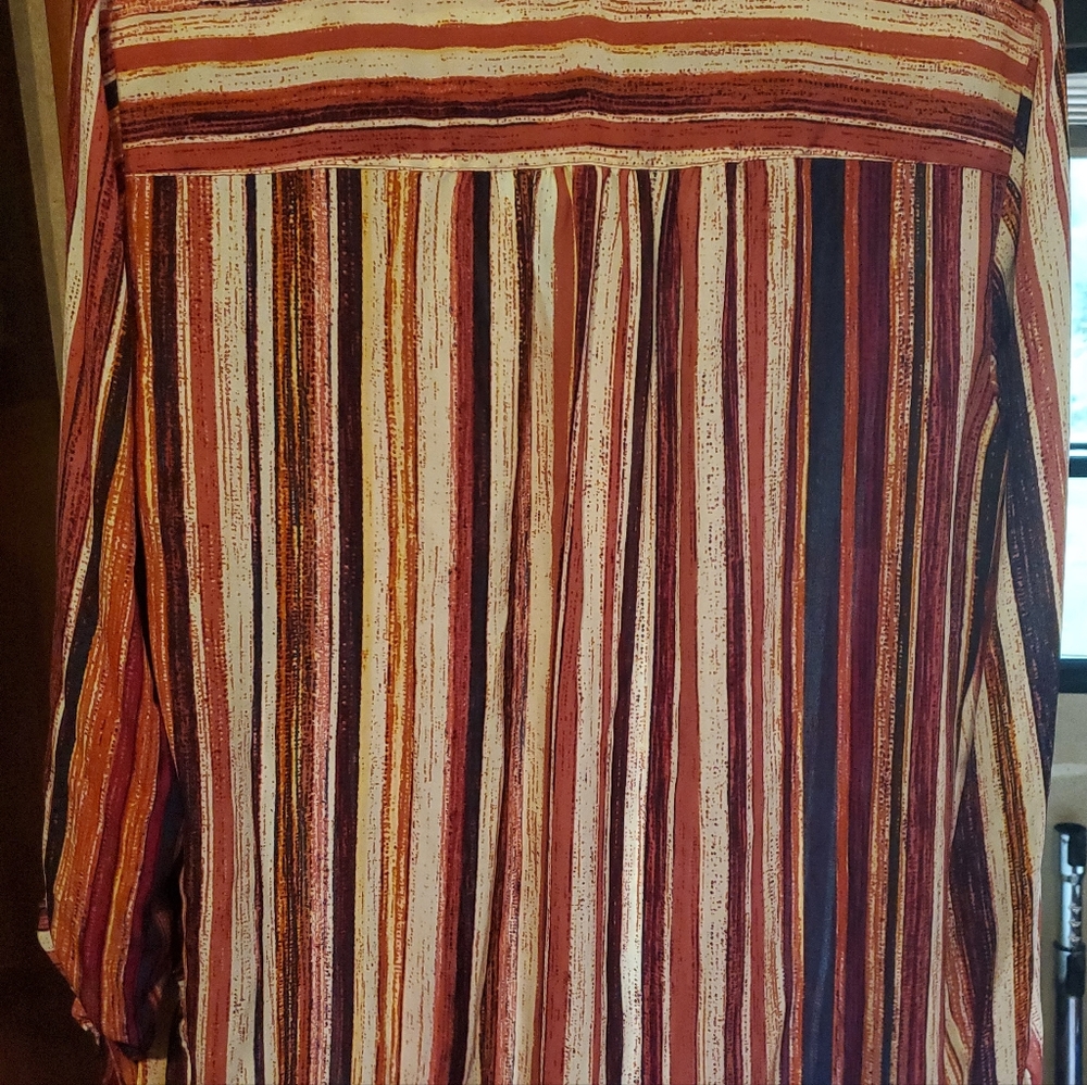 NWT - Zac & Rachel striped blouse - LARGE - Picture 3 of 7